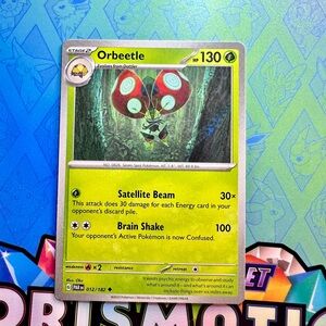 orbeetle (012/182) - uncommon — pokémon: paradox rift